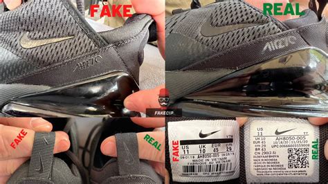 270 nike schuhe fake|nike 270 real vs genuine.